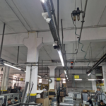 Tuzla Aydınlı Organize Sanayi Bölgesi'nde bulunan NDUSTRIO fabrikasında kurulan Hikvision IP kamera sistemi üretim alanı görüntüsü