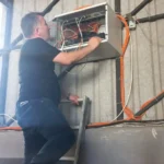 Beyaz Prefabrik Nexans CAT6 data kablolama çalışması